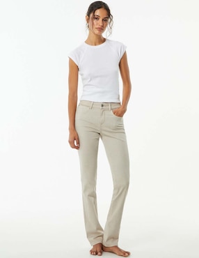 Jeans Slim Sfera Corte Cintura Para Mujer