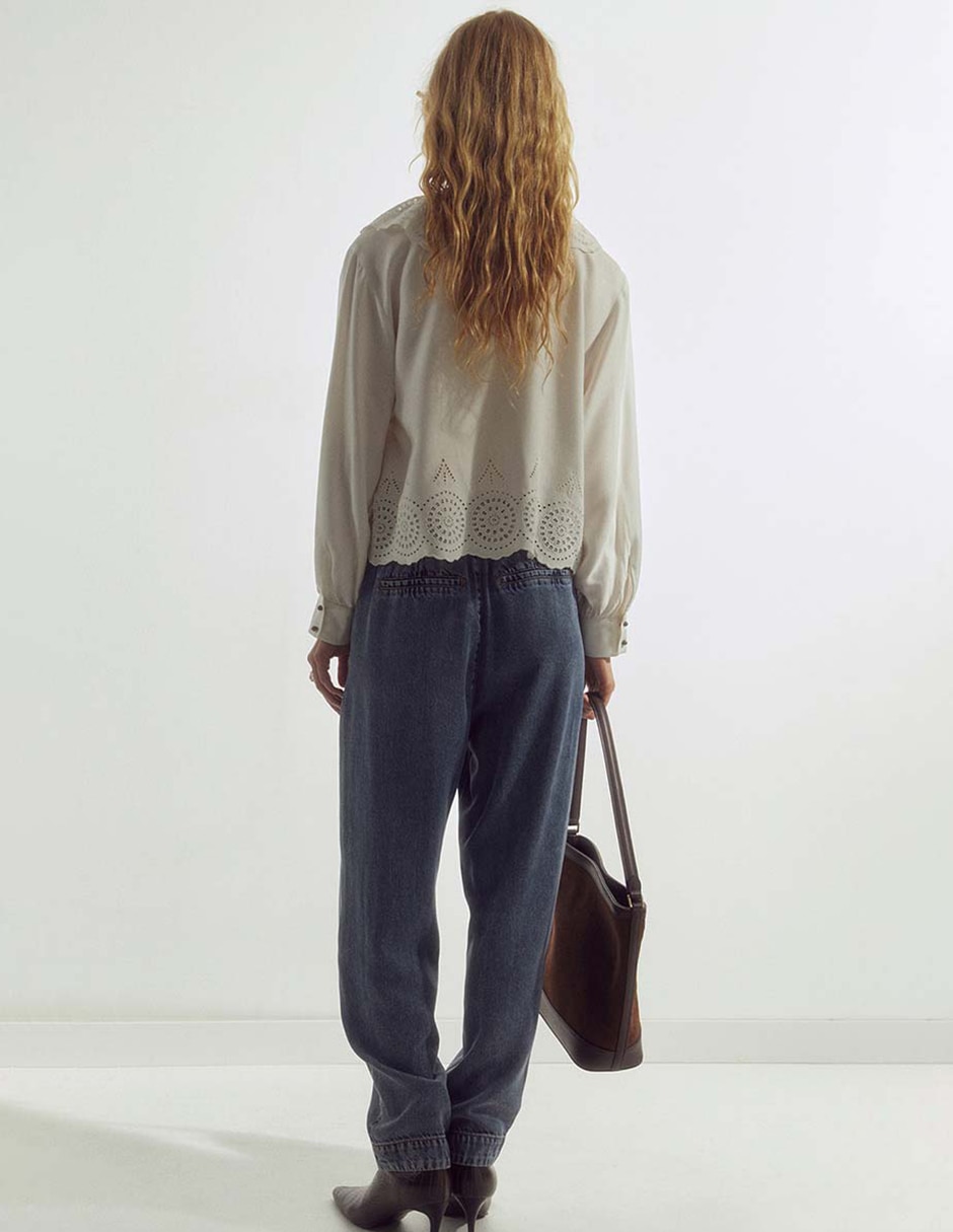 Jeans relajado para mujer 4